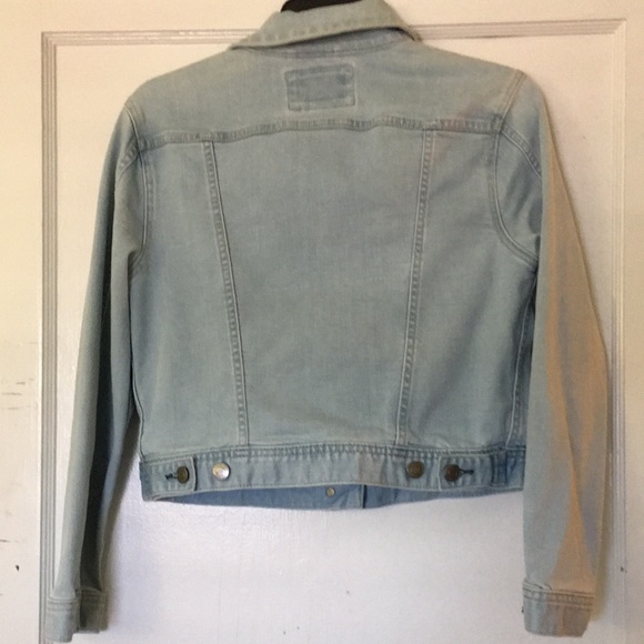 Lands End denim jean jacket size XS petite - Picture 3 of 3